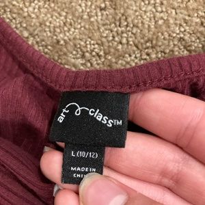 Art Class Scrunchie Red Top